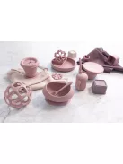 Zopa Szilikon osztott tányér tapadókoronggal - rózsaszín Old Pink