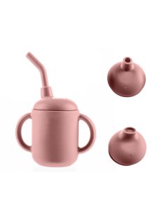 Zopa Szilikon bögre 2 az 1-ben - rózsaszín Old Pink