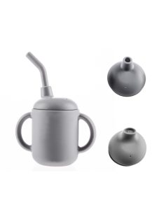 Zopa Szilikon bögre 2 az 1-ben - galambszürke Dove Grey