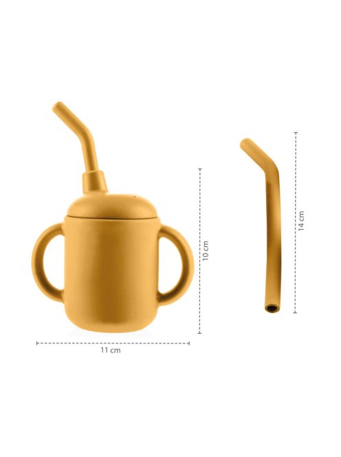 Zopa Szilikon bögre 2 az 1-ben - galambszürke Dove Grey