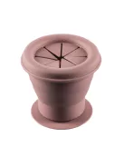 Zopa Szilikon összehajtható snackdoboz tapadókoronggal - rózsaszín Old Pink