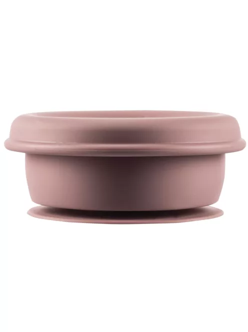 Zopa Szilikon összehajtható snackdoboz tapadókoronggal - rózsaszín Old Pink