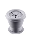 Zopa Szilikon összehajtható snackdoboz tapadókoronggal - galambszürke Dove Grey