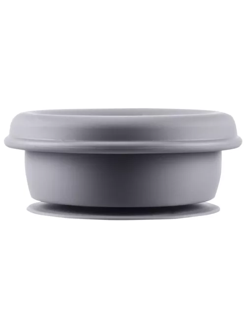 Zopa Szilikon összehajtható snackdoboz tapadókoronggal - galambszürke Dove Grey