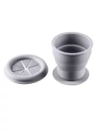 Zopa Szilikon összehajtható snackdoboz tapadókoronggal - galambszürke Dove Grey