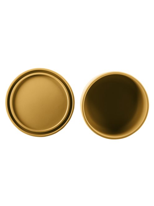 Zopa Szilikon tál fedővel - mustársárga Mustard Yellow