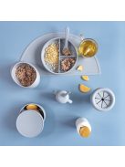 Zopa Szilikon tál fedővel - mustársárga Mustard Yellow