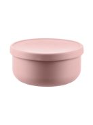 Zopa Szilikon tál fedővel - rózsaszín Old Pink