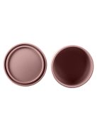 Zopa Szilikon tál fedővel - rózsaszín Old Pink