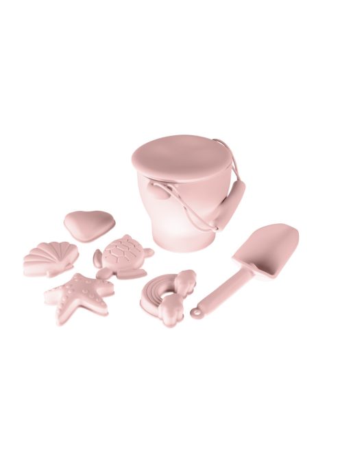 Zopa Szilikon homokozó játék szett - rózsaszín Old Pink