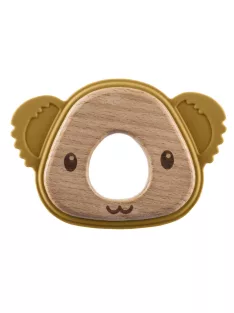   Zopa Szilikon-fa rágóka Koala - mustársárga Mustard Yellow