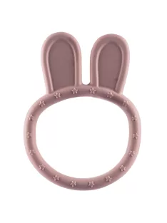 Zopa Szilikon rágóka Nyuszi - rózsaszín Old Pink