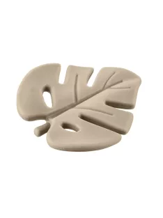 Zopa Szilikon rágóka Levél - bézs Sand Beige