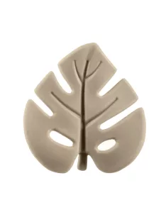Zopa Szilikon rágóka Levél - bézs Sand Beige