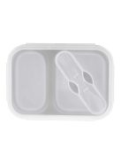 Zopa Szilikon uzsonnásdoboz kanállal (nagy) - galambszürke Dove Grey