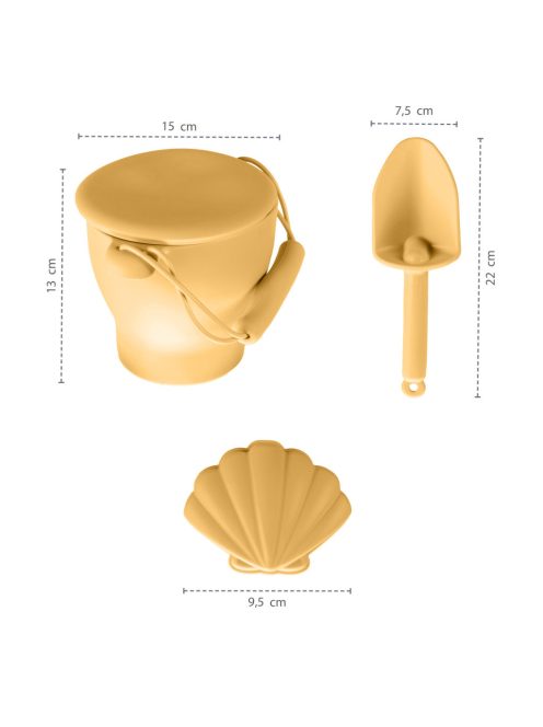 Zopa Szilikon homokozó játék szett - színes Pattern