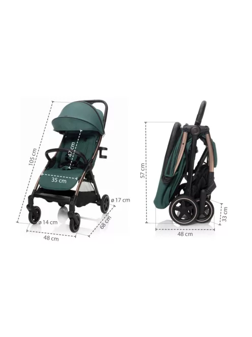 Zopa Quiq 2 babakocsi  Aquatic Green