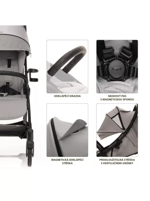 Zopa Quiq 2 babakocsi  Metal Grey