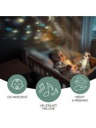 Zopa Plüss alvójáték égbolt projektorral és dallamokkal, majom Monkey