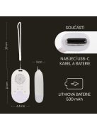 Zopa Hordozható LED-es éjjeli fény, fehér zajjal és hangokkal White