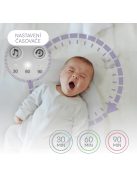 Zopa Hordozható LED-es éjjeli fény, fehér zajjal és hangokkal White