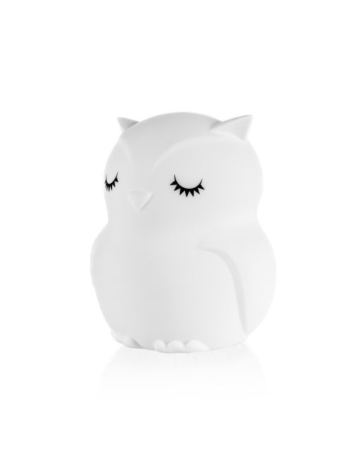 Zopa Szilikon LED éjszakai fény zenével L-es méretben, bagoly Owl