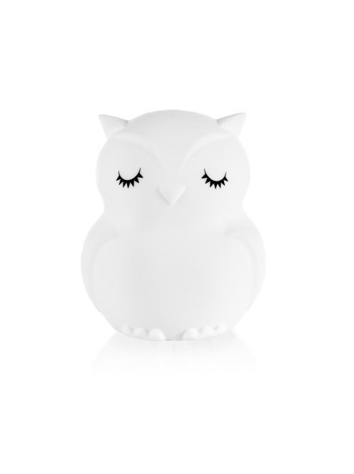 Zopa Szilikon LED éjszakai fény zenével L-es méretben, bagoly Owl