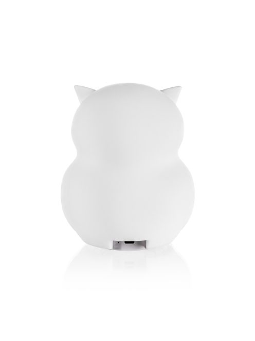 Zopa Szilikon LED éjszakai fény zenével L-es méretben, bagoly Owl