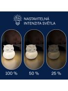 Zopa Szilikon LED éjszakai fény zenével L-es méretben, bagoly Owl