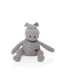 Zopa Kötött játék víziló, szürke Grey