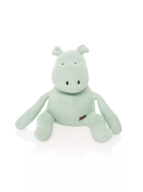 Zopa Kötött játék víziló, menta Mint