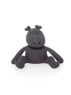 Zopa Kötött játék víziló, sötétszürke Dark Grey