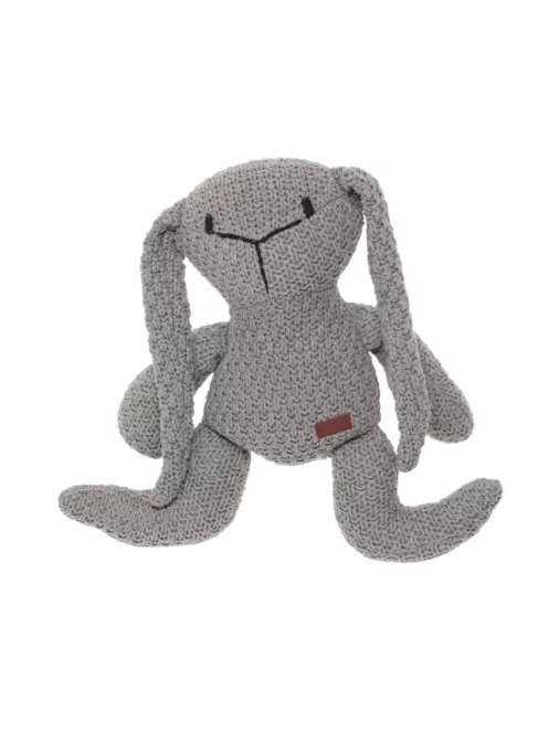 Zopa Kötött játék nyúl, szürke Grey