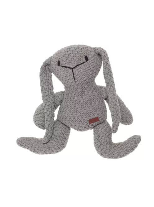 Zopa Kötött játék nyúl, szürke Grey