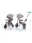 ZOPA CitiGO tricikli tolókarral - Kiwi Green