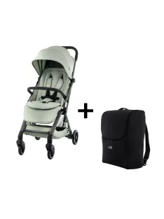   Britax Römer Set Stroller FLYLITE + free travel bag Sage Green