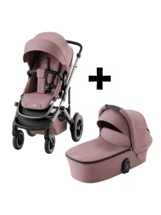   Britax Römer set multifunkciós babakocsi Smile 5Z + mózeskosár Dusty Rose