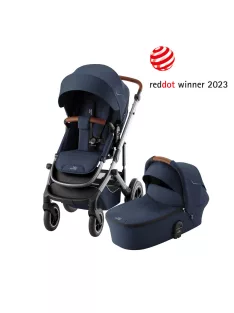   Britax Römer set multifunkciós babakocsi Smile 5Z + mózeskosár Night Blue