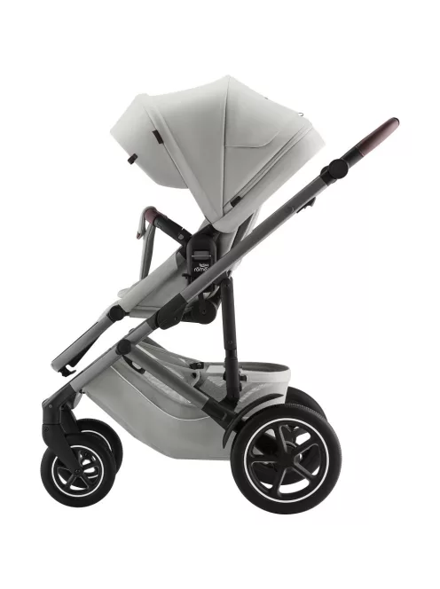 Britax Römer Smile 5Z Comfort Plus Set Lux (Smile 5z babakocsi + mózeskosár + Baby-Safe Pro + Vario Base 5Z) - Linen Grey