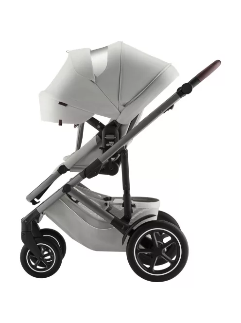 Britax Römer Smile 5Z Comfort Plus Set Lux (Smile 5z babakocsi + mózeskosár + Baby-Safe Pro + Vario Base 5Z) - Linen Grey