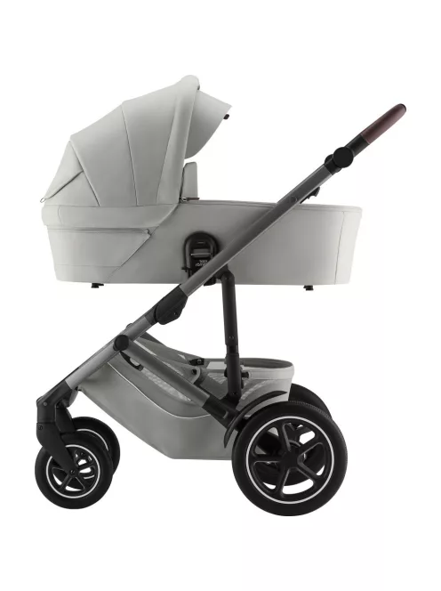 Britax Römer Smile 5Z Comfort Plus Set Lux (Smile 5z babakocsi + mózeskosár + Baby-Safe Pro + Vario Base 5Z) - Linen Grey