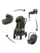 Britax Römer Smile 5Z Comfort Plus Set LUX 4in1 (Smile 5z babakocsi + mózeskosár + Baby-Safe Pro + Vario Base 5Z) Urban Olive
