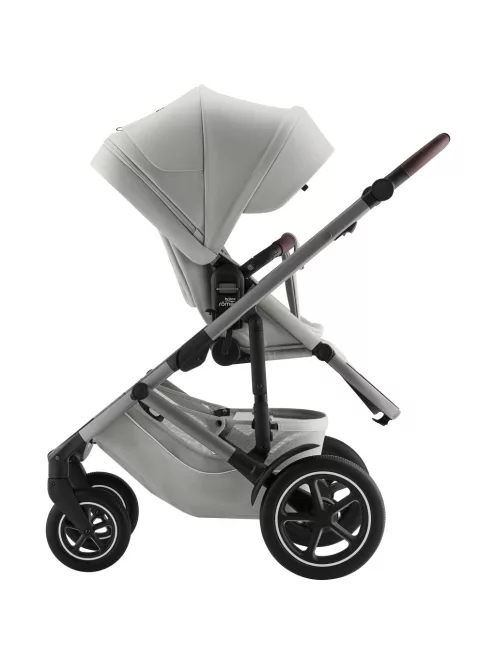 Britax Römer set multifunkciós babakocsi Smile 5Z + mózeskosár Lux Linen Grey