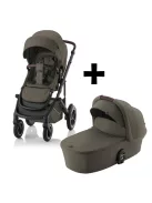 Britax Römer set multifunkciós babakocsi Smile 5Z + mózeskosár Lux Urban Olive