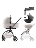 Britax Römer Rio Comfort Plus Core Set LUX 4in1 (Rio babakocsi + mózeskosár + Baby-Safe Core babahordozó + Core bázis) Soft Taupe