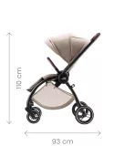 Britax Römer Rio Comfort Plus Core Set LUX 4in1 (Rio babakocsi + mózeskosár + Baby-Safe Core babahordozó + Core bázis) Soft Taupe