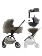 Britax Römer Rio Comfort Plus Core Set LUX 4in1 (Rio babakocsi + mózeskosár + Baby-Safe Core babahordozó + Core bázis) Urban Olive