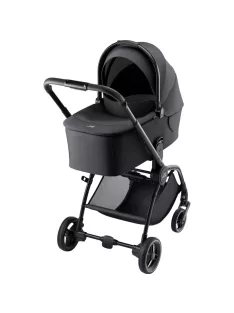   Britax Römer Rio Comfort Plus Core Set STYLE 4in1 (Rio babakocsi + mózeskosár + Baby-Safe Core babahordozó + Core bázis) Carbon Black