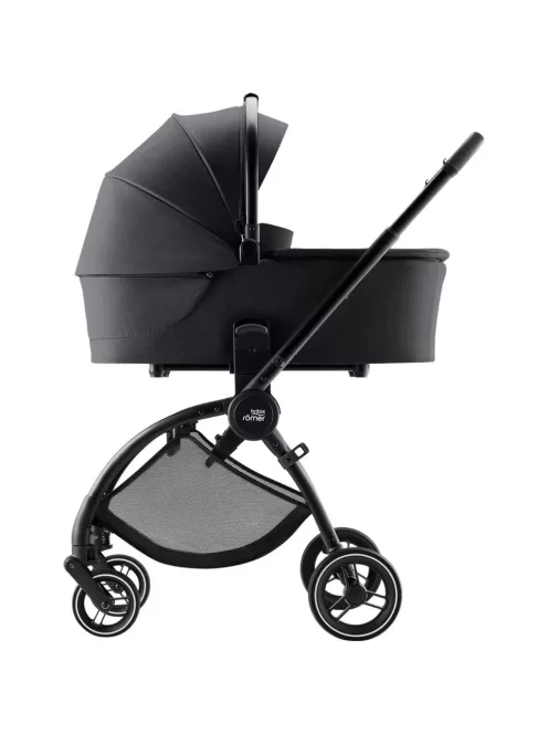 Britax Römer Rio Comfort Plus Core Set STYLE 4in1 (Rio babakocsi + mózeskosár + Baby-Safe Core babahordozó + Core bázis) Carbon Black