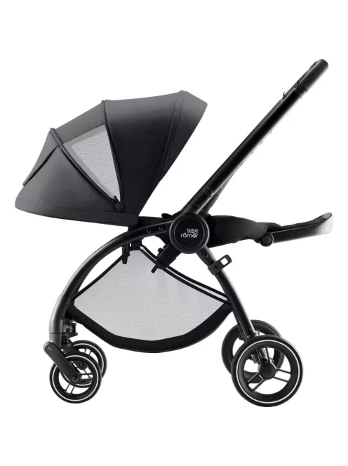 Britax Römer Rio Comfort Plus Core Set STYLE 4in1 (Rio babakocsi + mózeskosár + Baby-Safe Core babahordozó + Core bázis) Carbon Black